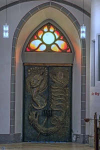 Werke von Ernst Alt: Portal der Pfarrkirche St. Laurentius, Ahrweiler