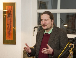 Dr. Yann Leiner, Vorsitzender des Fördervereins des Ernst-Alt-Kunstforums e.V.